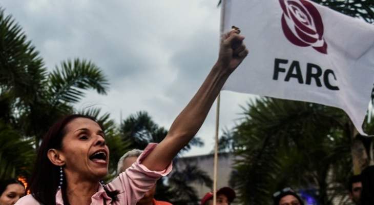 مظاهرات في كولومبيا احتجاجاً على اعتقال المفاوض السابق في حركة فارك للسلام