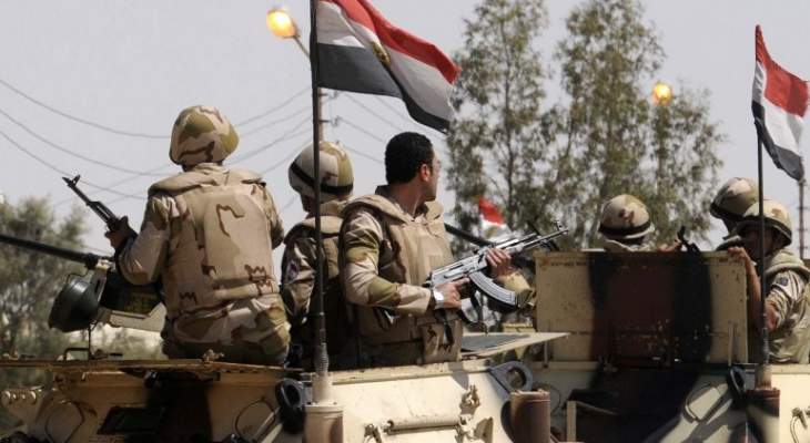 مقتل وإصابة 15 عسكريا بالإضافة إلى 7 عناصر إرهابية بشمال سيناء