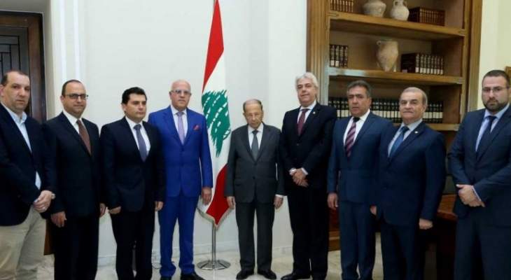  الرئيس عون استقبل وفدا من رؤساء روابط مخاتير جبل لبنان  
