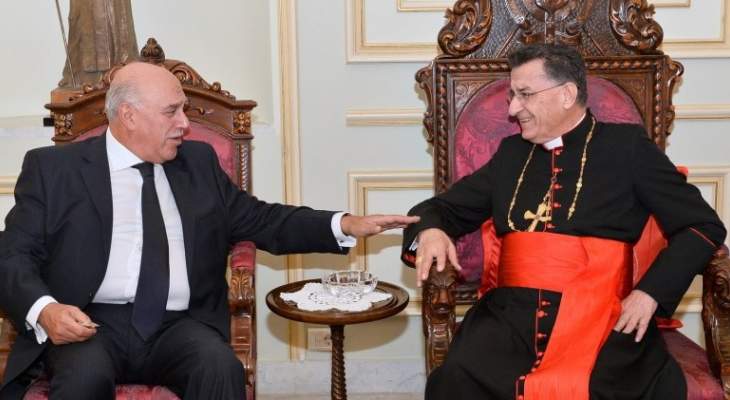    البطريرك الراعي التقى بوزير وتلقى دعوة لزيارة اذربيجان  
