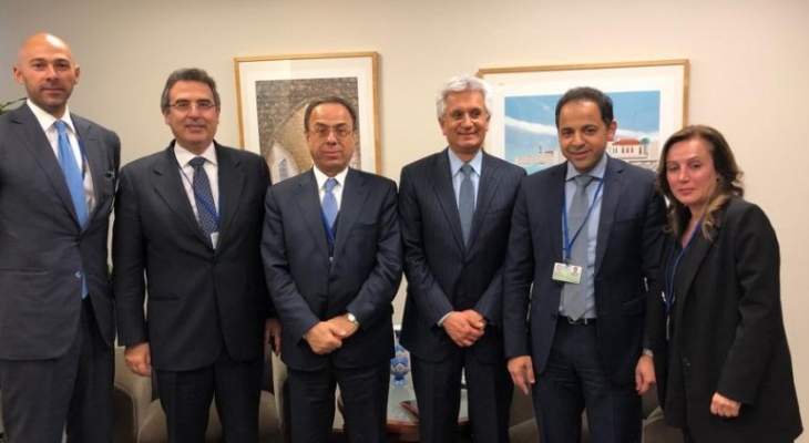 بطيش التقى على رأس وفد المديرين التنفيذيين في مجموعة البنك الدولي