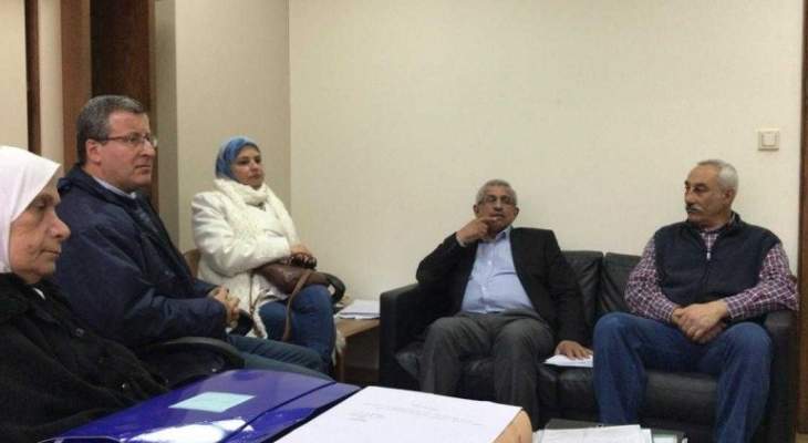 سعد التقى وفداً من لجنة المساهمين والمودعين في تعاونيات لبنان 