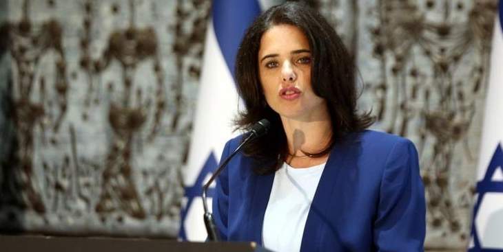وزيرة العدل الإسرائيلية: شعوب دول المغرب العربي كلهم يستحقون الموت