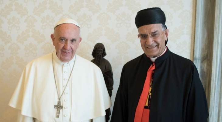 البابا يشكر الراعي على مشاركته خلال زيارته الامارات العربية المتحدة