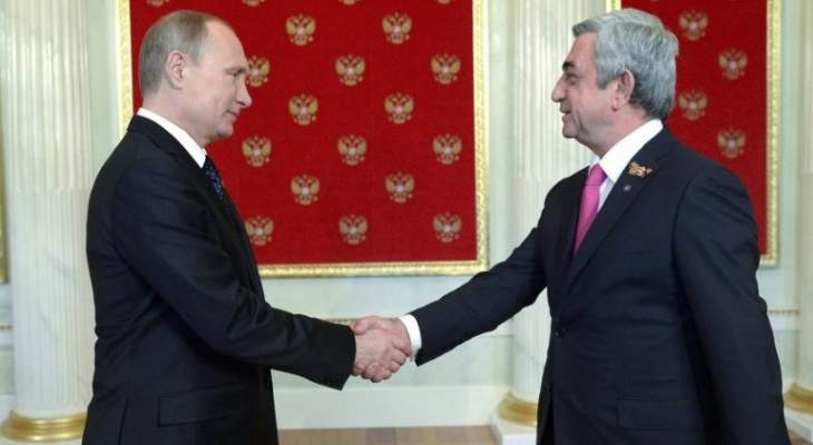 بوتين: لتجاوز الأزمة في أرمينيا على القوى السياسية ضبط النفس والتحاور