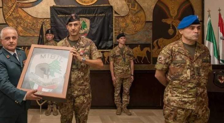 تسليم وتسلُّم في قيادة البعثة العسكرية الثنائية الإيطالية في لبنان