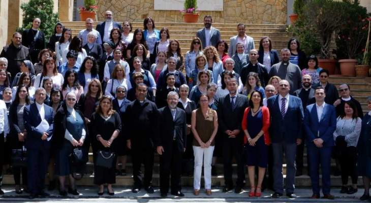 دورة تدريبية بالتعاون بين الأمانة العامة اللبنانية والأمانة العامة الفرنسية