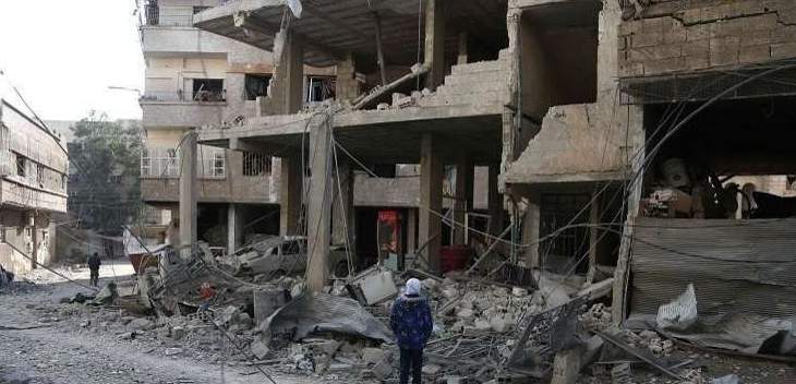 إرهابيو الغوطة الشرقية يقصفون الهدنة 
