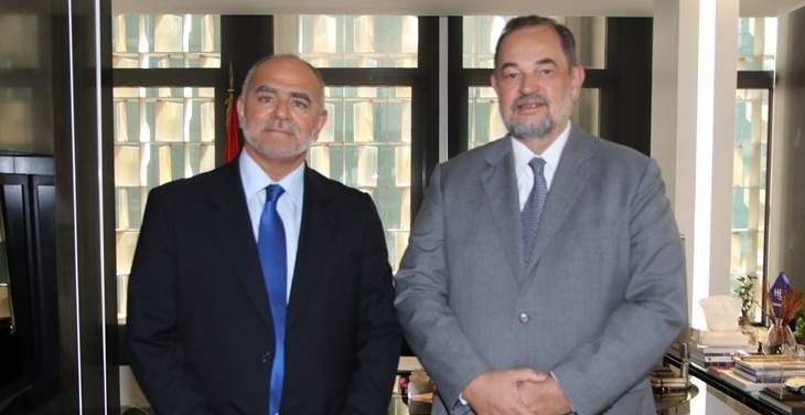نائب رئيس غرفة بيروت عرض مع سفير البرازيل تنمية العلاقات الاقتصادية بين البلدين