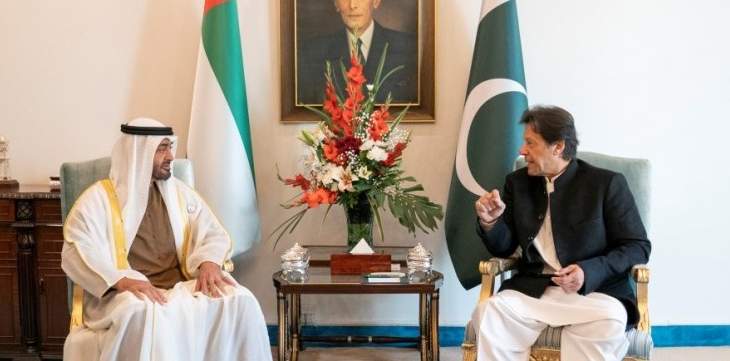 ولي عهد أبو ظبي ورئيس وزراء باكستان بحثا بعلاقات التعاون وبالتطورات الإقليمية
