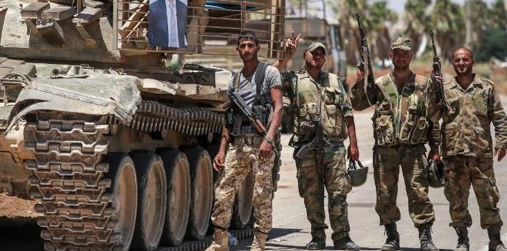 وحدات من القوات السورية المسلحة حررت بلدة المال وتل المال في ريف درعا