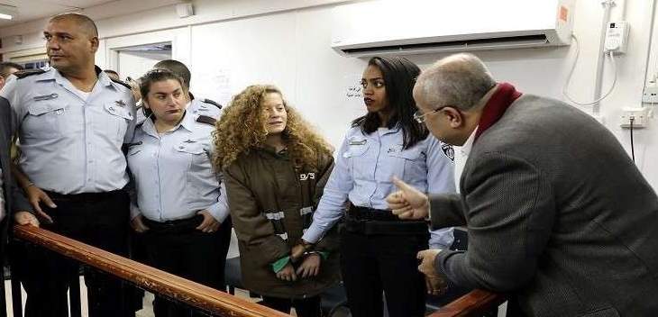 المحكمة العسكرية الإسرائيلية تحاكم عهد التميمي في جلسات مغلقة