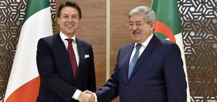 رئيس الوزراء الجزائري أجرى محادثات مع نظيره الإيطالي بالعاصمة الجزائرية