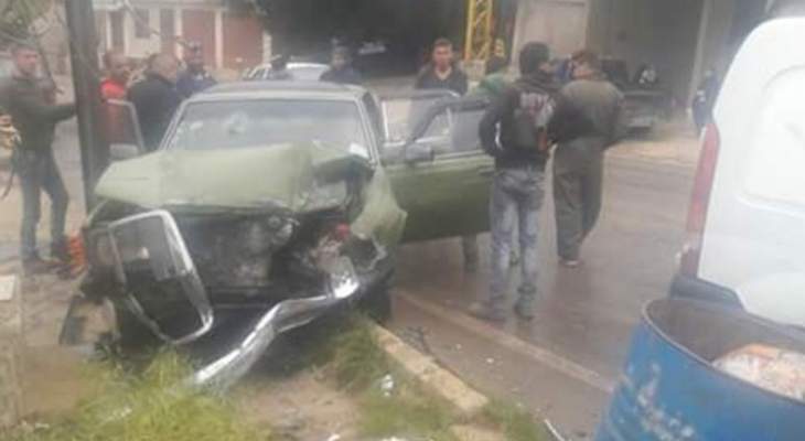 4 جرحى إثر حادثي سير في بلدة جبرايل وبلدة حرار في عكار