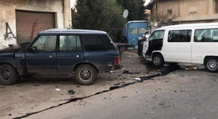 الدفاع المدني: ثلاثة جرحى اثر حادث سير في بدنايل في بعلبك