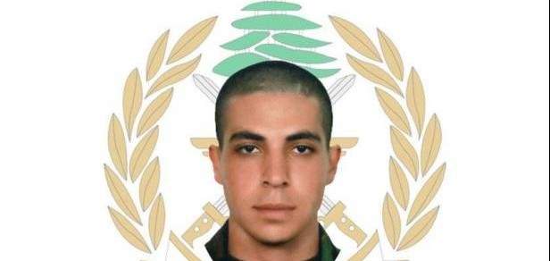  الجيش اللبناني شيع الشهيد  ياسر حيدر احمد  