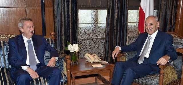 رئيس مجلس النواب التقى حاكم مصرف لبنان 