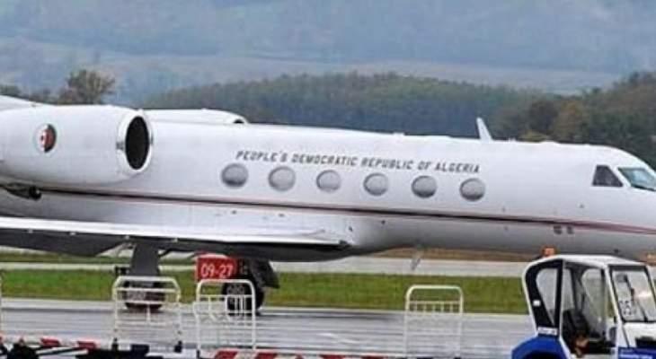طائرة بوتفليقة تغادر مطار جنيف