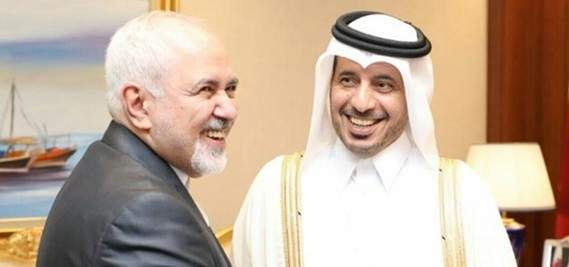 ظريف ورئيس وزراء قطر أكدا دعمهما لتقدم مفاوضات السلام في اليمن