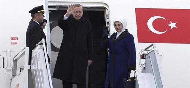 أردوغان يغادر الجزائر متوجها إلى موريتانيا