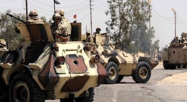 الجيش المصري:مقتل 52 مسلحا والقبض على 49 آخرين ضمن العملية العسكرية في سيناء