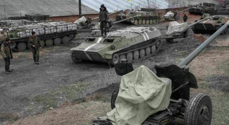 القوات الأوكرانية أعلنت عن 21 عملية إطلاق نار على مواقعها في دونباس أمس