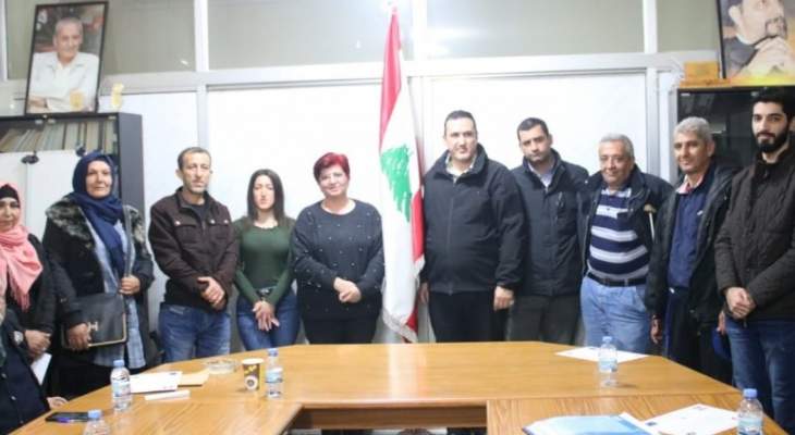اختتام دورة تدريبية لمصابي الالغام والقنابل العنقودية للجمعية اللبنانية للرعاية الصحية 