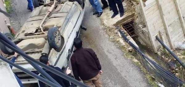 جريح في حادث سير على طريق الضنية طرابلس