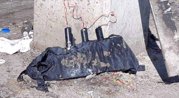النشرة:الحزام الناسف الذي عثر عليه في معمل فرز النفايات بطرابلس وهمي