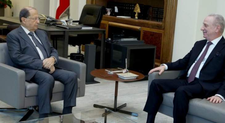 الرئيس عون استقبل النائب السابق مروان ابو فاضل وعرض معه الأوضاع العامة