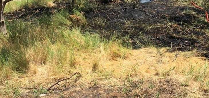 الدفاع المدني: إخماد حريق شب في أعشاب في قب الياس