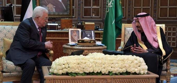 ملك السعودية أكد لعباس الوقوف مع حقوق الفلسطينيين بقيام دولتهم وعاصمتها القدس