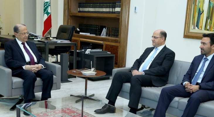 الرئيس عون استقبل وزير الزراعة حسن اللقيس وعرض معه شؤون الوزارة
