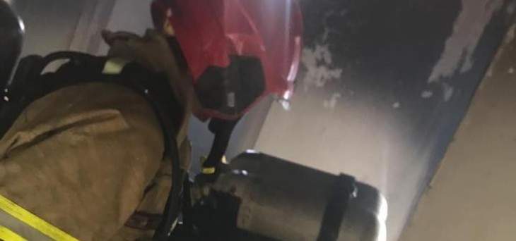 الدفاع المدني: اخماد حريق داخل شقة في كيفون والأَضرار مادية
