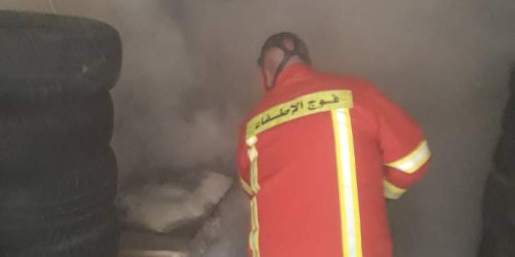 النشرة: اخماد حريق في تعمير حارة صيدا