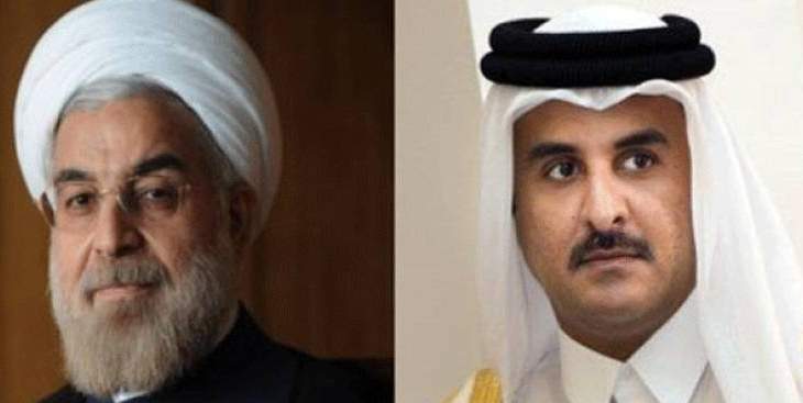 أمير قطر لروحاني: عازمون على تعزيز علاقاتنا مع طهران على الأصعدة كافة