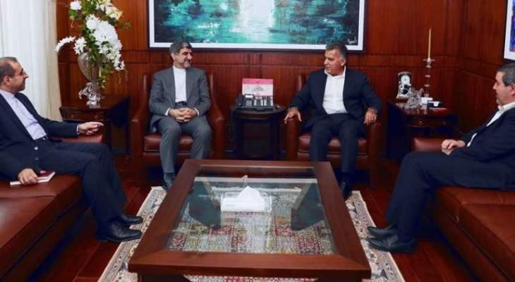 اللواء ابراهيم عرض التطورات السياسية مع أحمد الحريري والتقى سفير ايران