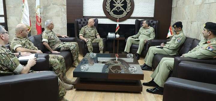 قائد الجيش التقى نائب رئيس هيئة الأركان المشتركة الباكستانية