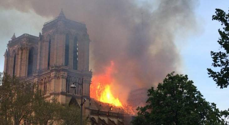 متحدث باسم إطفاء باريس: الساعة المقبلة ستكون حاسمة لتحديد إمكانية احتواء حريق الكاتدرائية