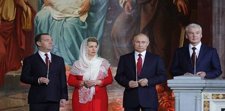 بوتين يهنئ المسيحيين الأرثوذوكس بعيد الفصح
