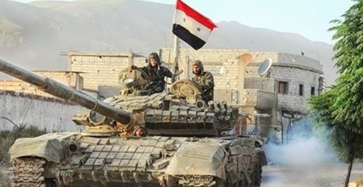 النشرة: الجيش السوري يستمر بتقدمه باتجاه مدينة السخنة بريف حمص