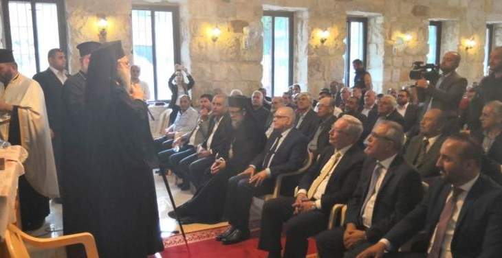 يازجي: الكنيسة الأرثوذكسية ملتزمة مسار العمل لتخليص فلسطين والمقدسات من المحتلين