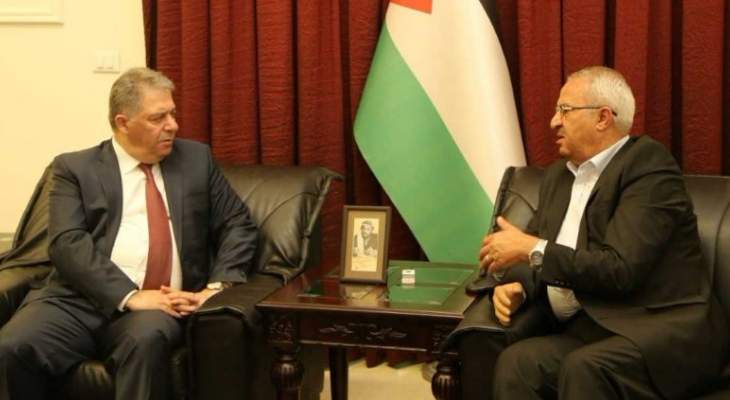 دبور التقى نائب الامين العام للجبهة الشعبية لتحرير فلسطين