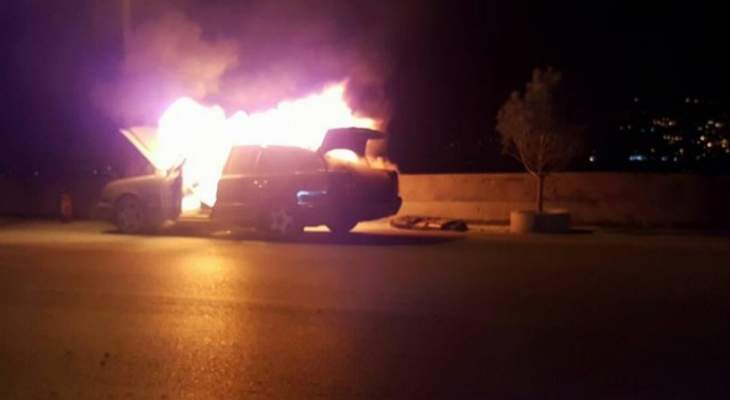 الدفاع المدني:إخماد حريق داخل سيارة في بكفيا وحريق آخر داخل سيارة بفسوح