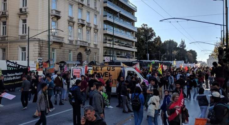 مئات الأشخاص تظاهروا في أثينا ضد تنامي المشاعر المعادية للمسلمين