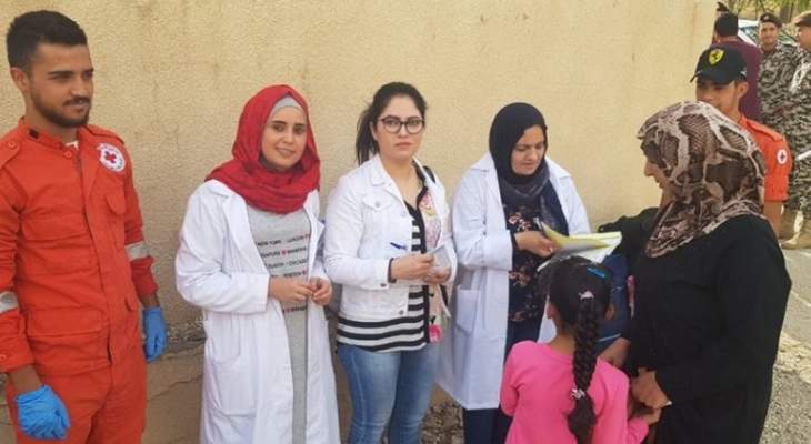 النشرة: وزارة الصحة نظمت حملت تلقيح ضد شلل الاطفال للنازحين السوريين