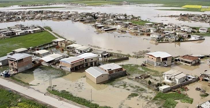 سيول وفيضانات تجتاح مناطق عدة في ايران