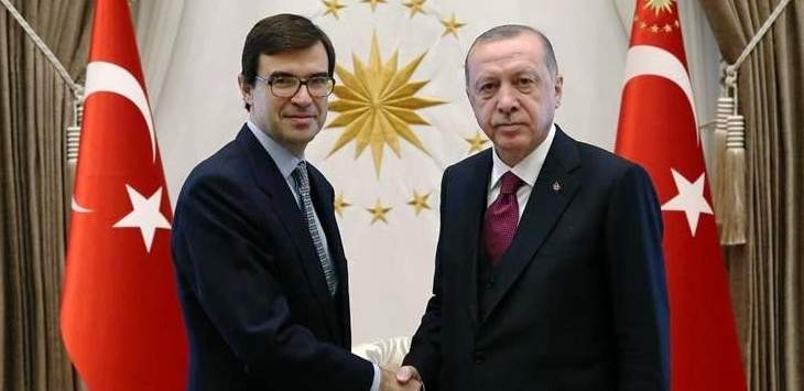 اردوغان تسلّم أوراق اعتماد سفيري جورجيا وإسبانيا في تركيا