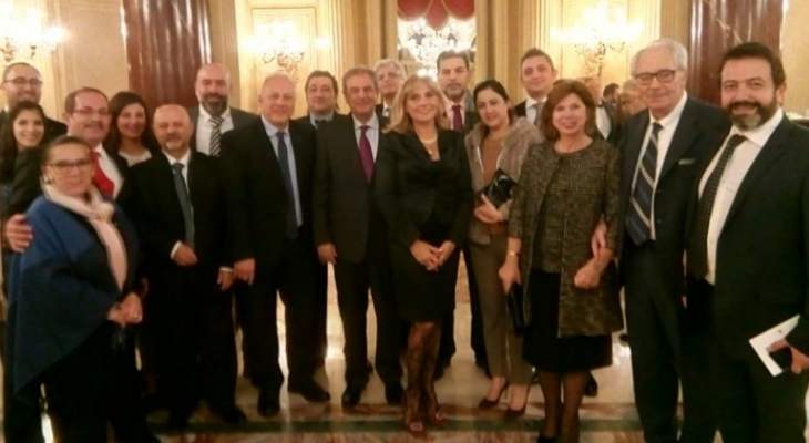 حفل استقبال في السفارة اللبنانية في الفاتيكان لمناسبة الاستقلال