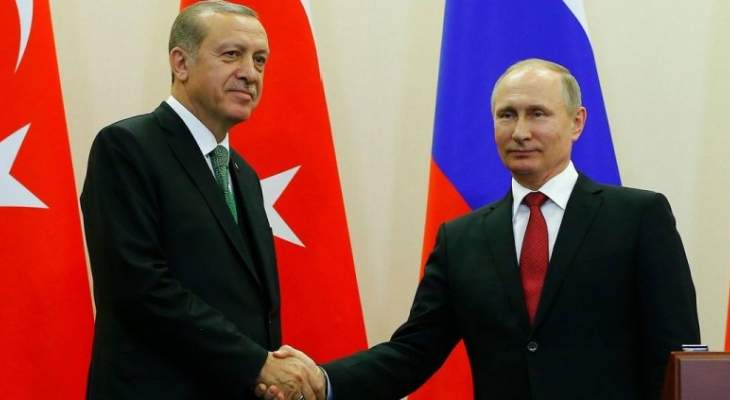أردوغان هنأ بوتين بالفوز بولاية جديدة وأكدا العزم على تعزيز التعاون بين البلدين